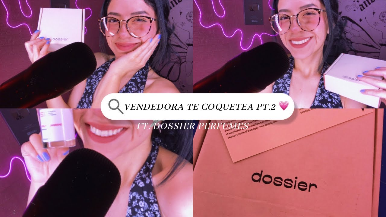 ROLEPLAY | Vendedora de perfumes te coquetea 💘  ft. @dossierperfumes  🧡✨ | ​⁠  Andrea ASMR 🦋