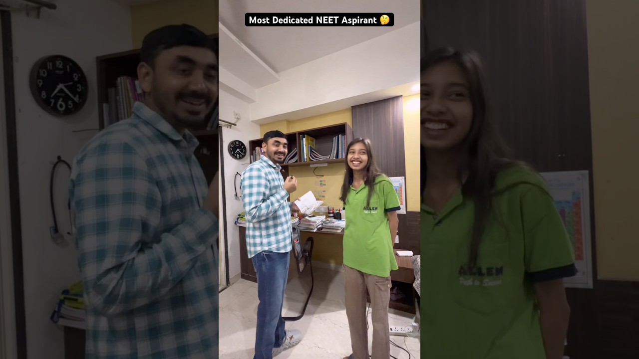 Most Dedicated NEET Aspirant🤔 | Must Watch | #kota #neet