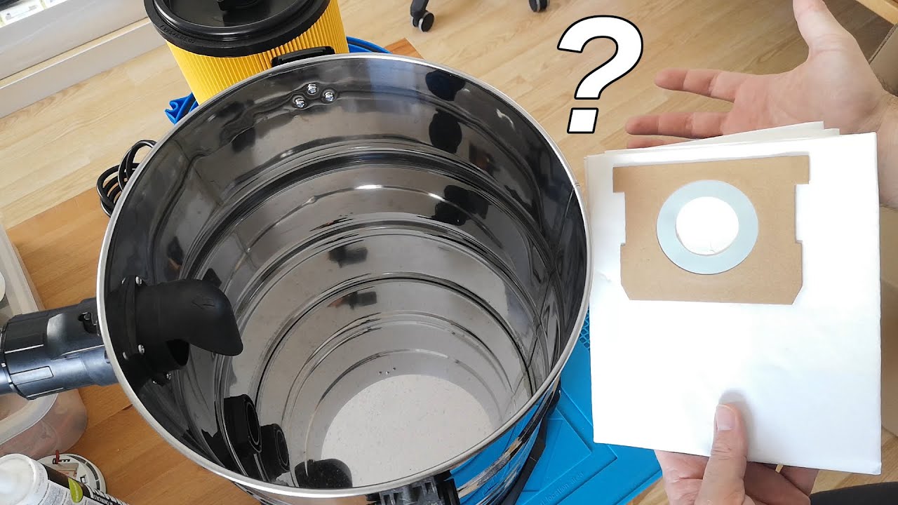 Comment installer un sac d'aspirateur de chantier (Tuto fixer, mode d'emploi installation mettre)