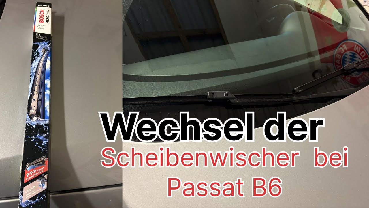 Scheibenwischer Wechsel bei Passat3C 
