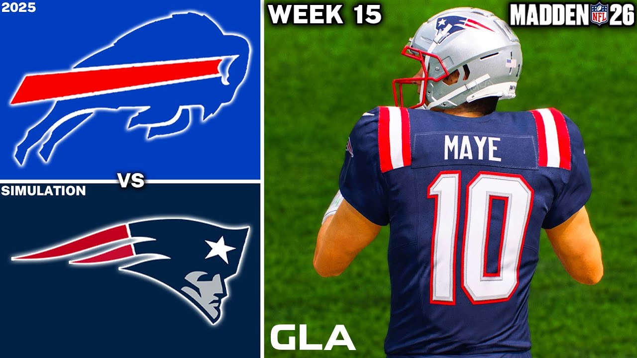 Patriots vs. Bills | Week 15 Simulation & Prediction | Madden 26 PS5 Gameplay