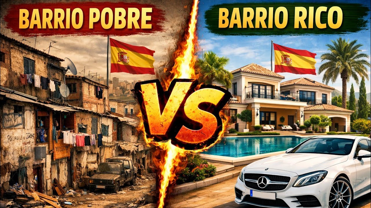 LA DIFERENCIA ENTRE LOS BARRIOS MÁS RICOS Y LOS MÁS POBRES DE ESPAÑA