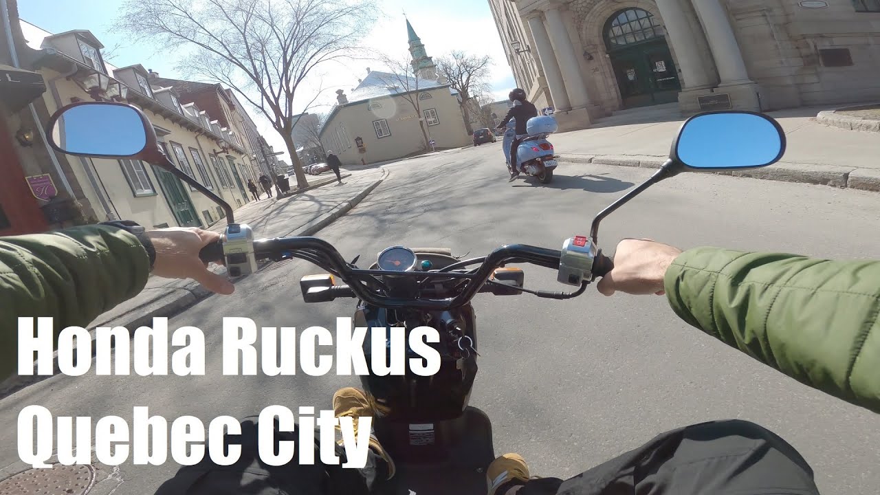 Honda Ruckus Spring Ride - Quebec City
