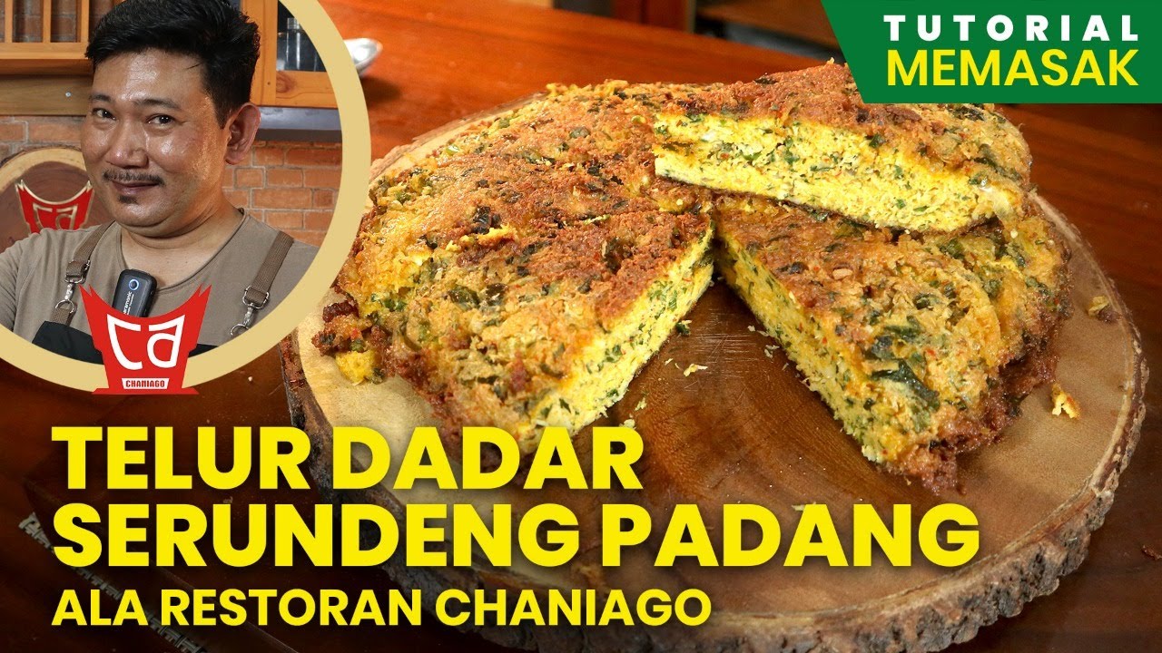 Resep Telur Dadar Serundeng Padang - UDA AWAL