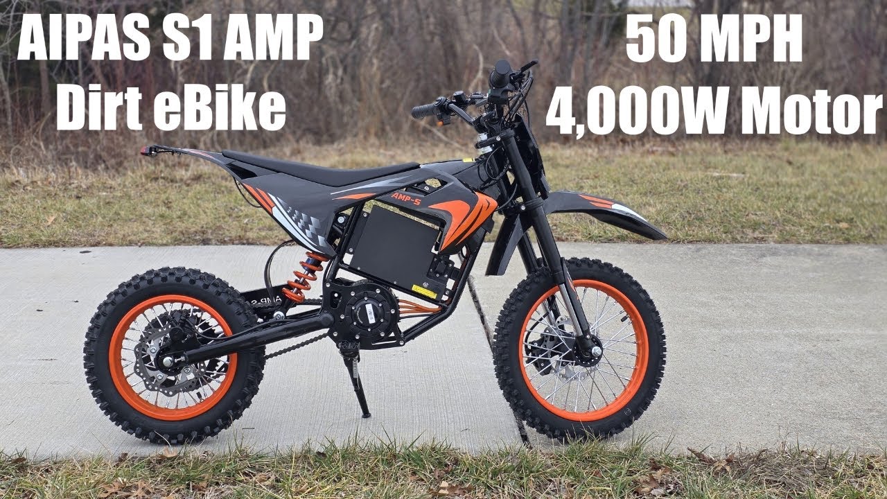 Обзор электровелосипеда AIPAS S1 AMP Dirt eBike — вы ещё никогда не ездили ни на чём подобном!