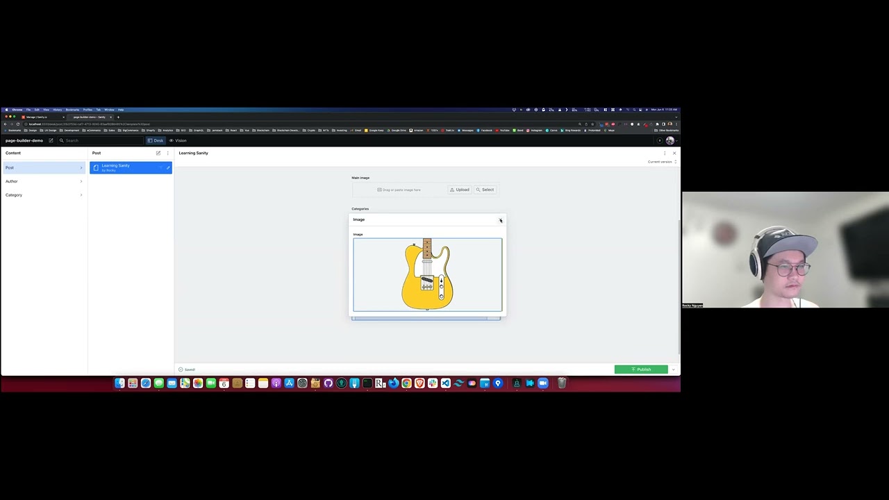 Intro to block-based content in Sanity.io - mentoring Rocky Nguyen