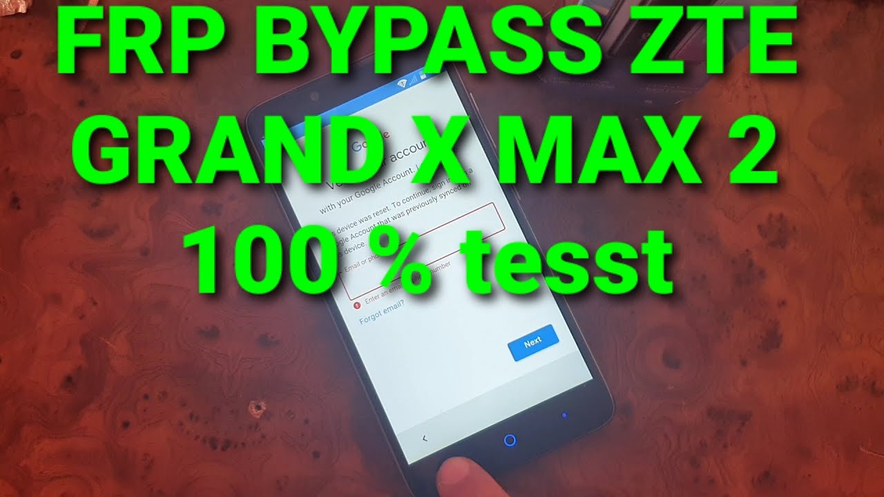 FRP BYPASS ZTE GRAND X MAX 2