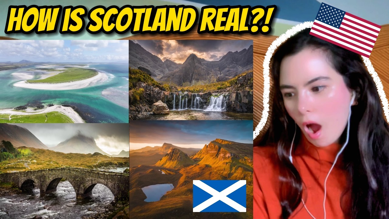 American Girl Reacts: Top 25 Places To Visit in Scotland
