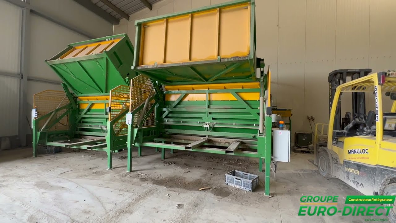 Installation de lavage Pomme de terre 🥔 / Groupe Euro-Direct