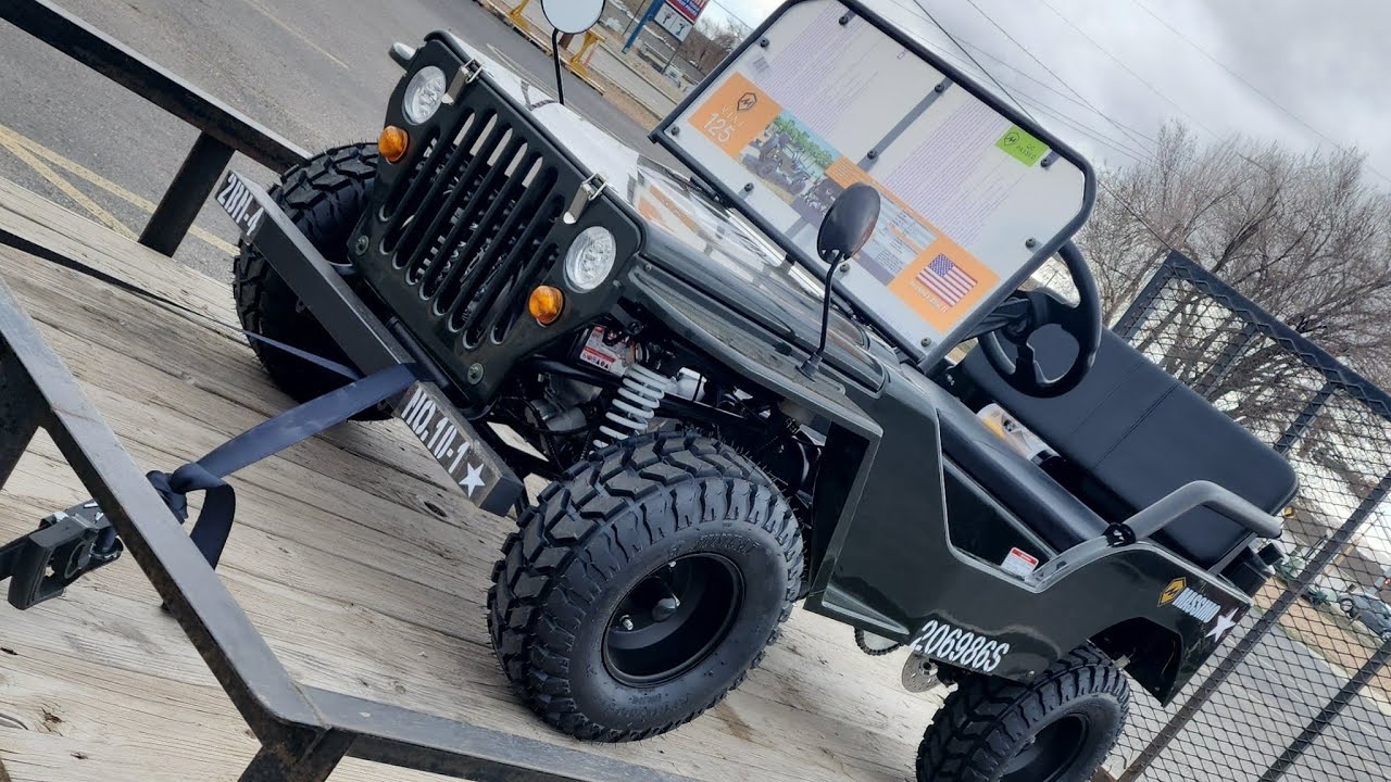 I bought a massimo mini jeep!
