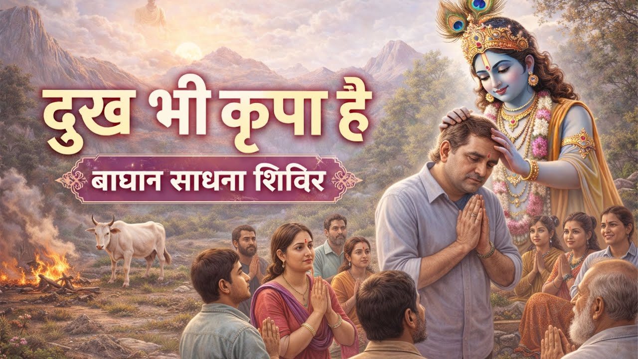 दुख भी कृपा है | बागान साधना शिविर #spirituality #motivation #satsang #kripa #bhakti