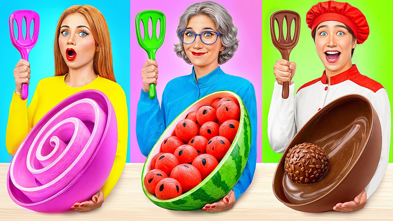 Кулинарный Челлендж: Я против Бабушки | Вкусные Рецепты от Multi DO Challenge