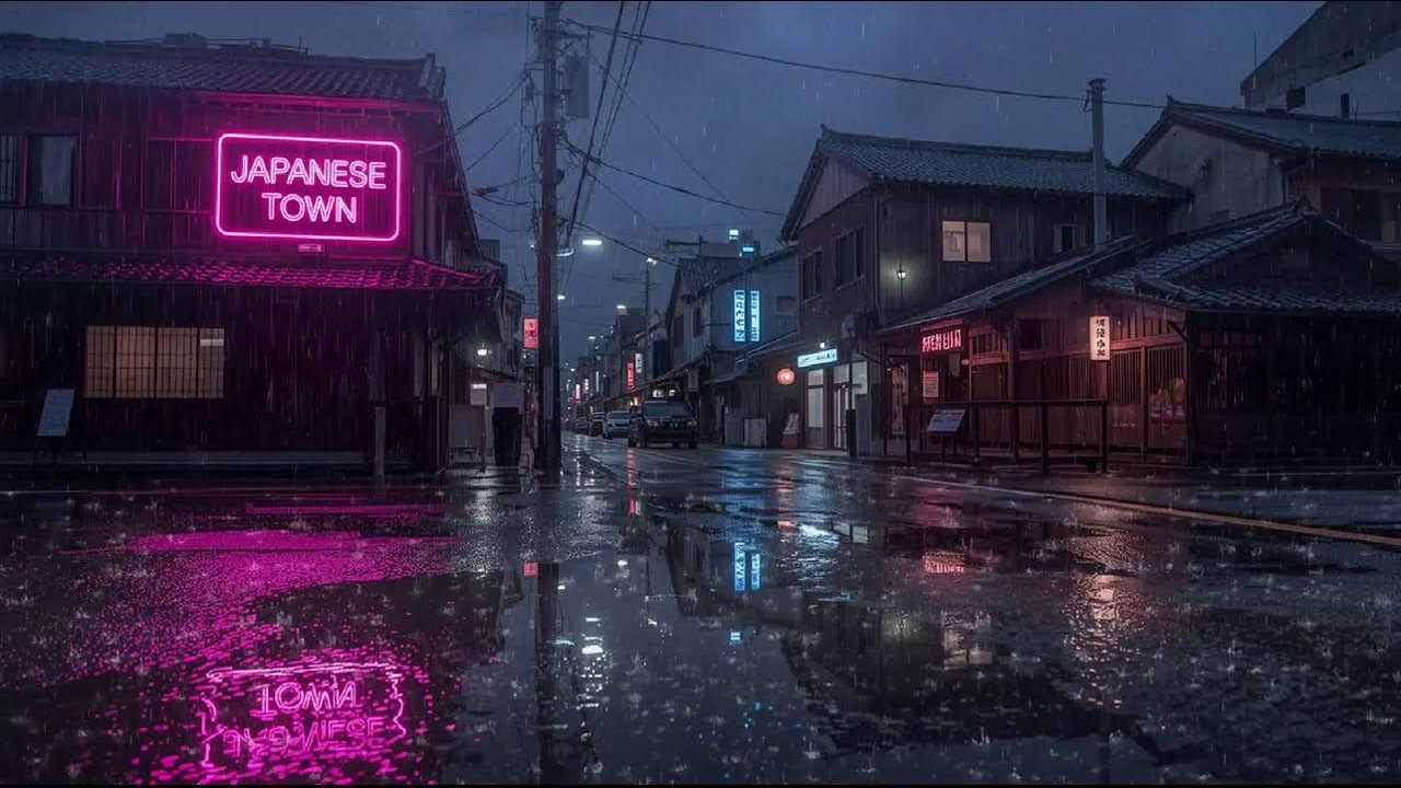 Rainy Night Lofi Mix 🌙 Calm Chillhop Beats to Relax, Study & Sleep #96