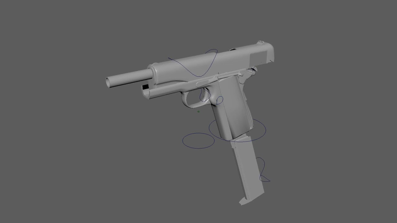 Maya Rigging - M1911