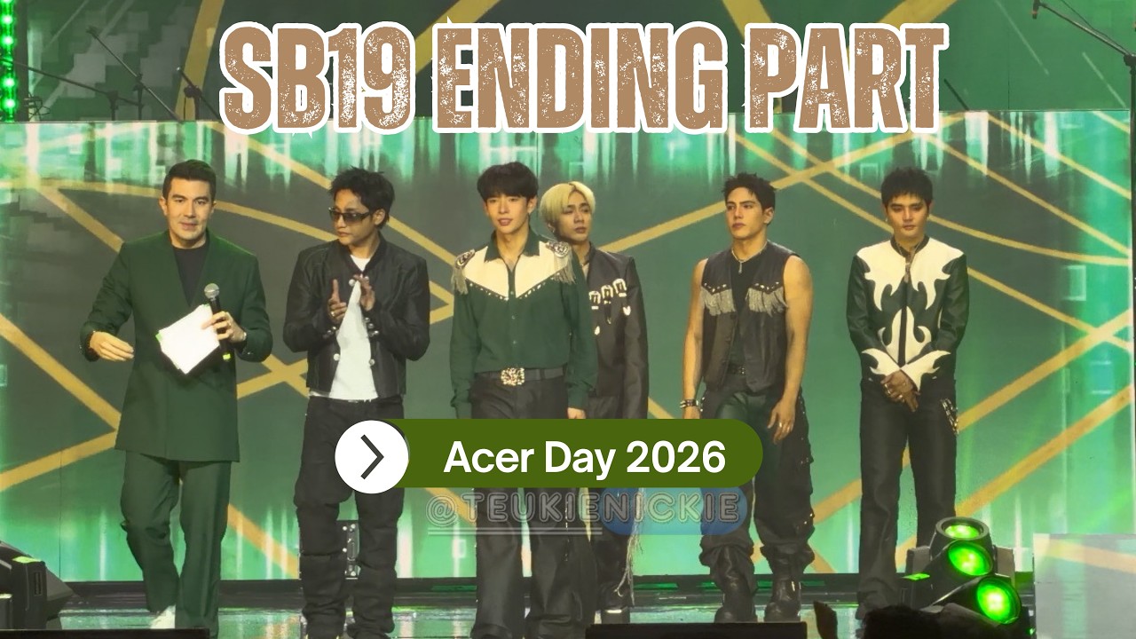 [4K] SB19 Ending at Acer Day 2026 : Shift The Game August 30, 2026