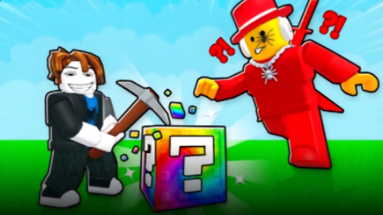 ROBLOX BREAK A LUCKY BLOCK! '