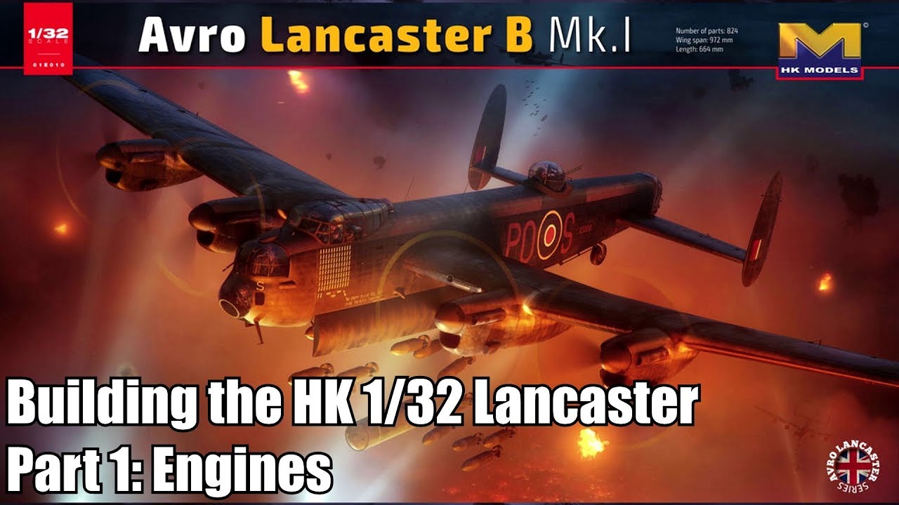 HK Models 1/32 Lancaster - Part 1 - Building the engines