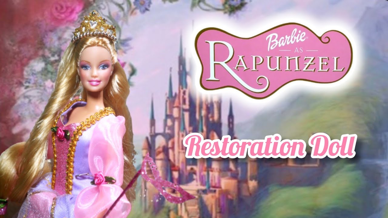 [ENG Sub] DIY Barbie RAPUNZEL Restoration Doll & Restyle