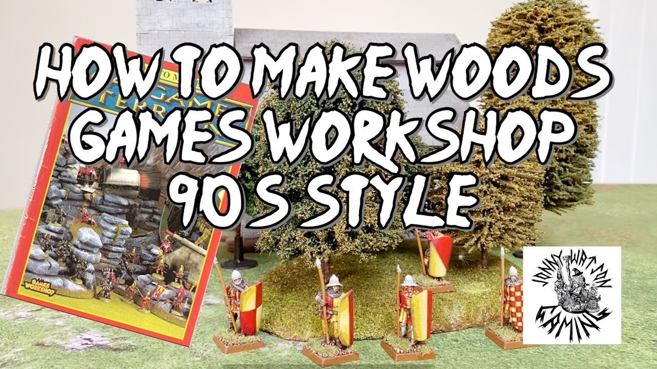 Making GW 90's Terrain: Woods Edition