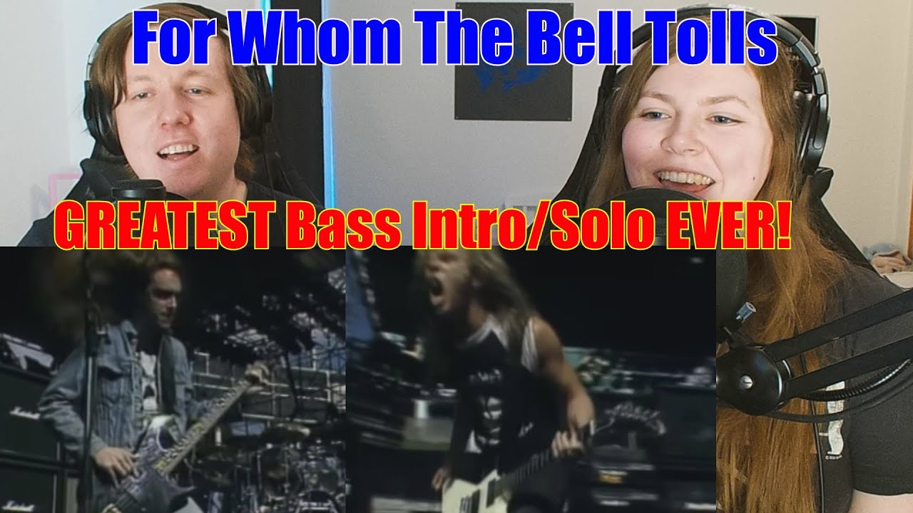 Couple First Reaction To - Metallica - For Whom the Bell Tolls (Live) [Cliff 'Em All]