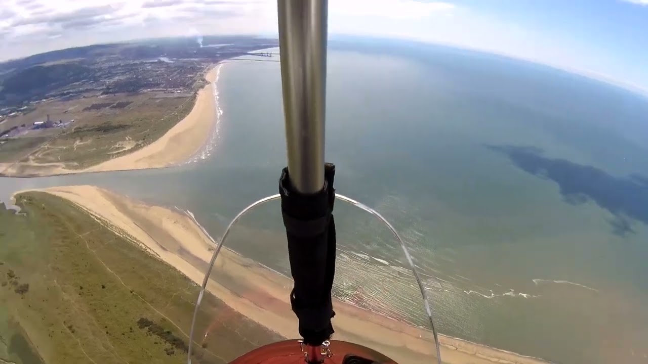 joe daniel microlight bumpy flight