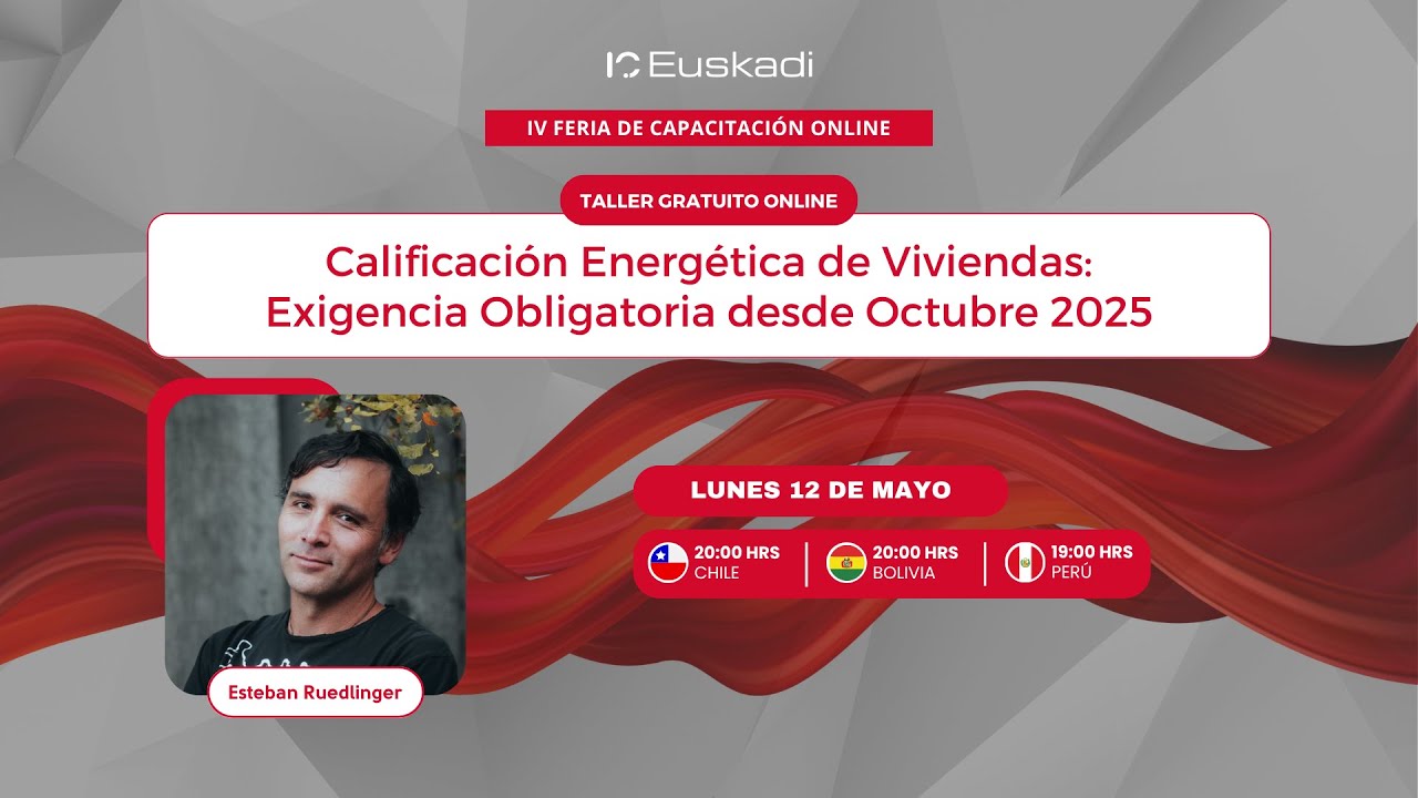 Esteban Ruedlinger – Calificación Energética de Viviendas | Feria IC Euskadi 2025