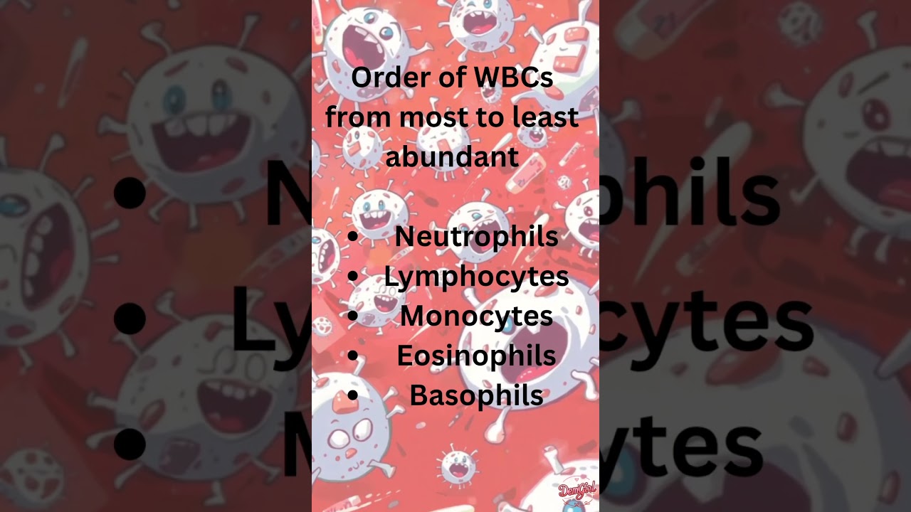 #WhiteBloodCells #HematologyMnemonic #NurseReview #StudyMedicine