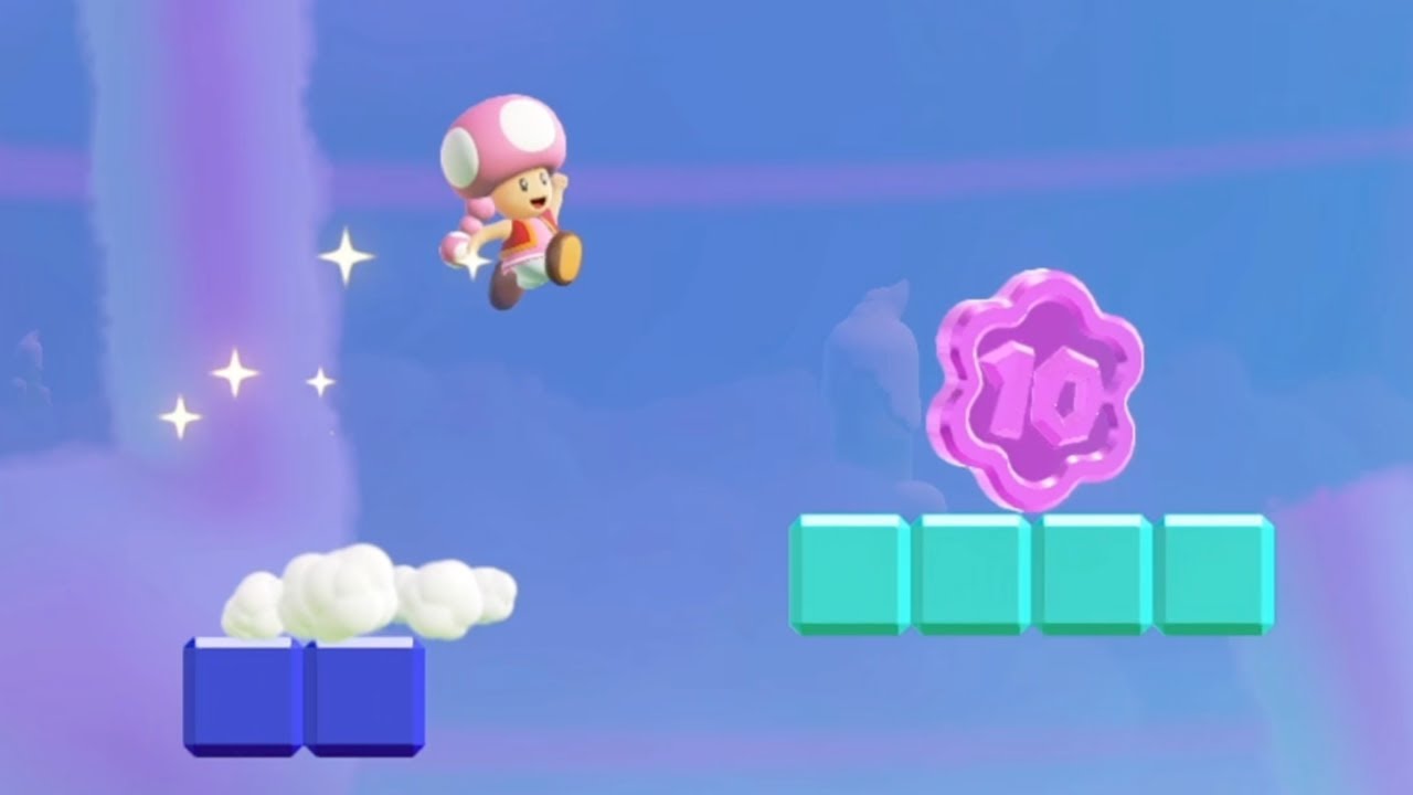 Super Mario Bros. Wonder - 100% Walkthrough Part 7 - Jump! Jump! Jump! & Spring Feet Badge