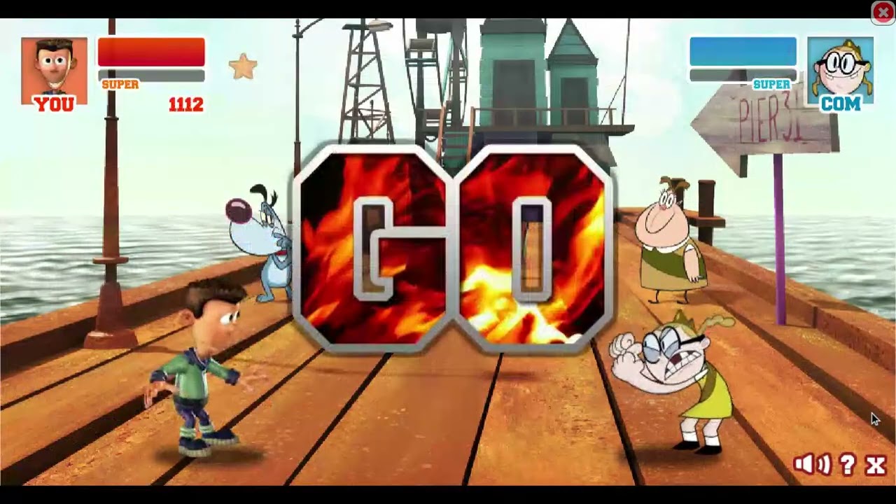 Super brawl 2 Sheen vs Bessie