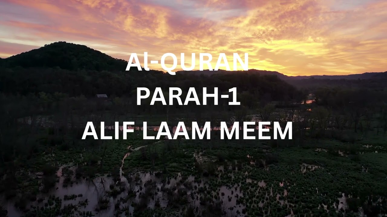 AL QURAN |PARAH 1 |ALIF LAAM MEEM #allah#muhammad#islam#quran#deen#faith#alquran#sunnah#surah#shorts