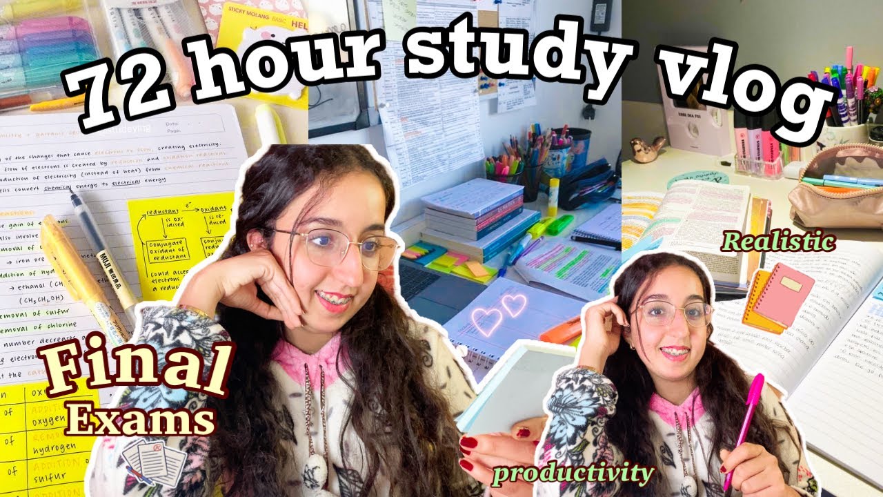 STUDY VLOG🍀|أسبوع الإمتحانات📚(Final🥲exams week🙇‍♀️,To Do List🌟,تنظيم الوقت✅)