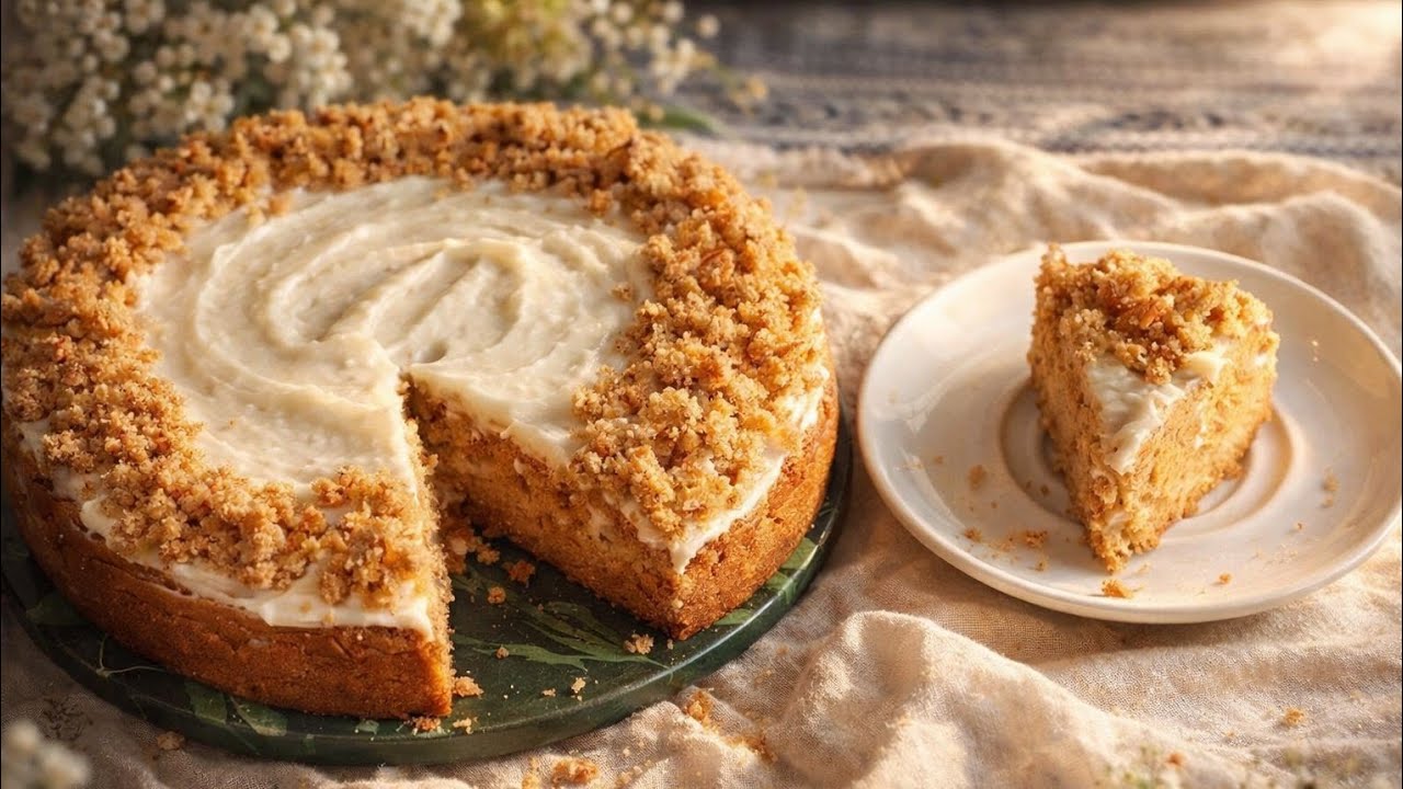 No Oven Carrot Cake Recipe | Soft, Creamy & Perfect for Iftar. #ramadanspecial #dessert #explore 
