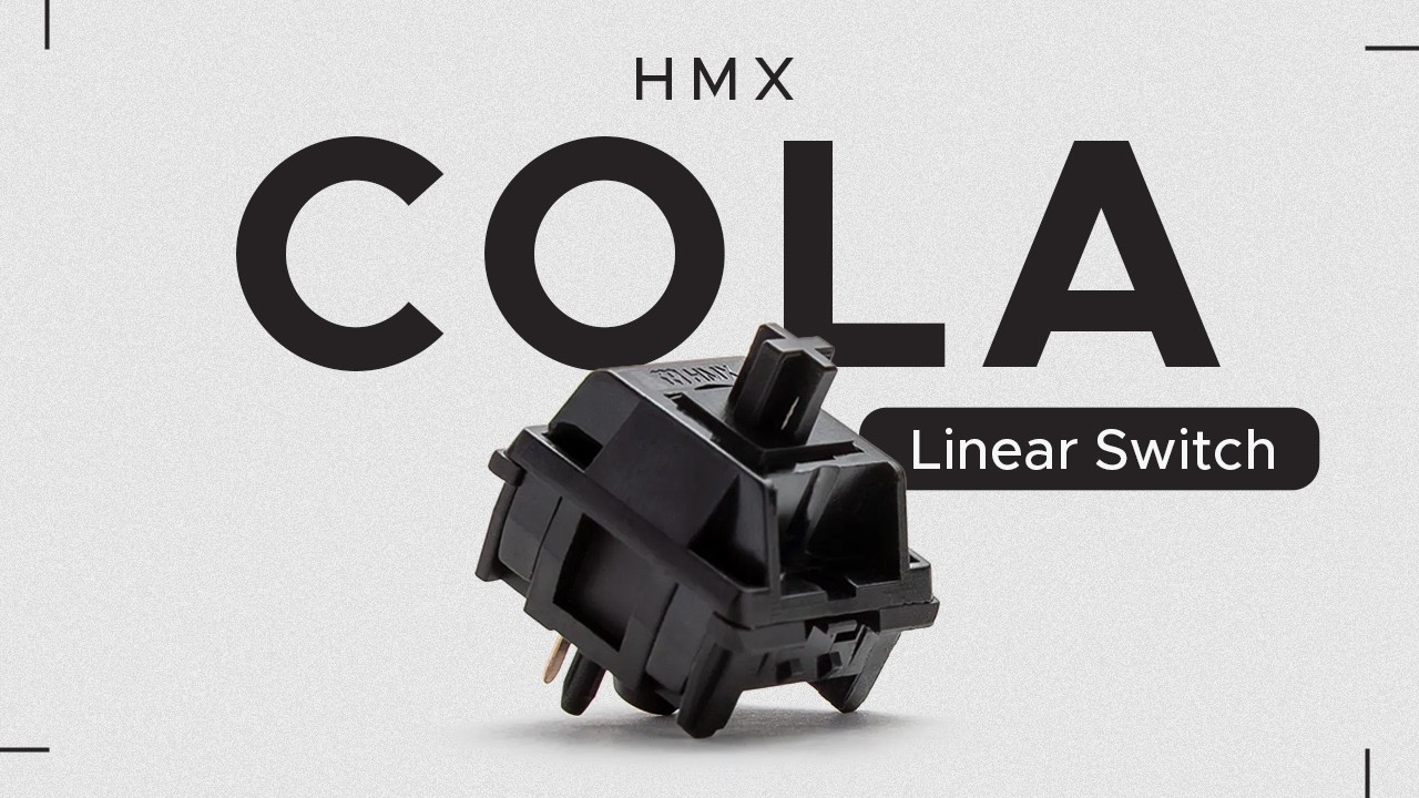 HMX Cola Linear Switches Typing Test