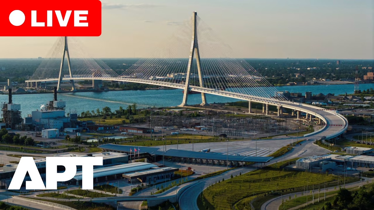 LIVE: Canada Celebrates Opening of Gordie Howe International Bridge Between Ontario & Michigan | APT