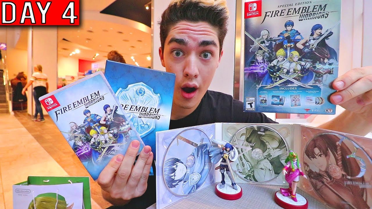 ULTIMATE FE Warriors Unboxing at Nintendo NY Store!! (Amiibo +Special Edition)