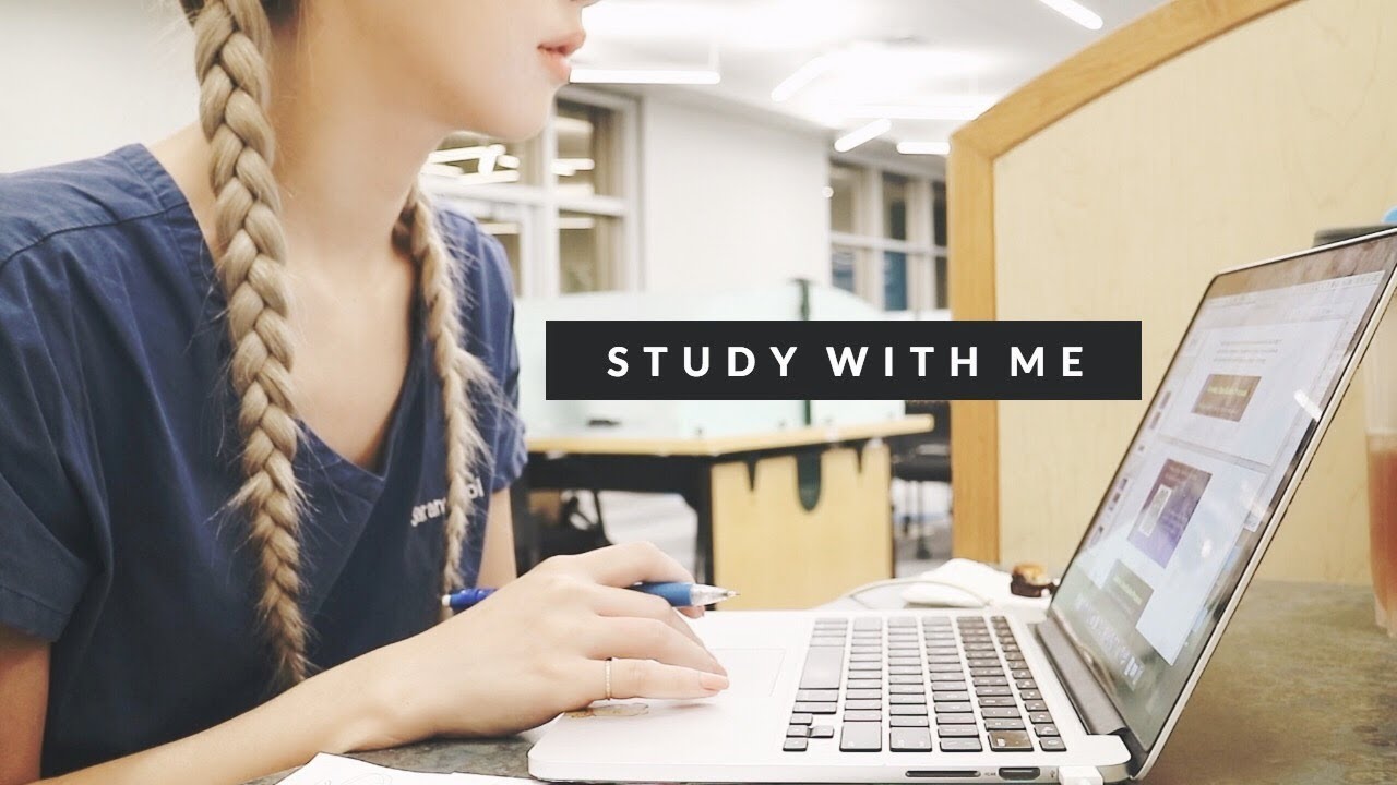 STUDY WITH ME AT THE HPD LIBRARY | 치대/의대 도서관에서 같이 공부해요