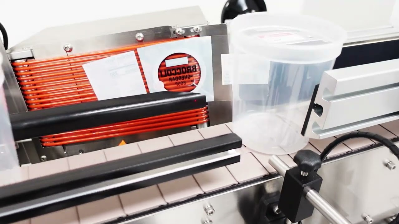 Accutek&rsquo;s 106 TA is a pressure-sensitive labeler which is designed to wrap tapered containers