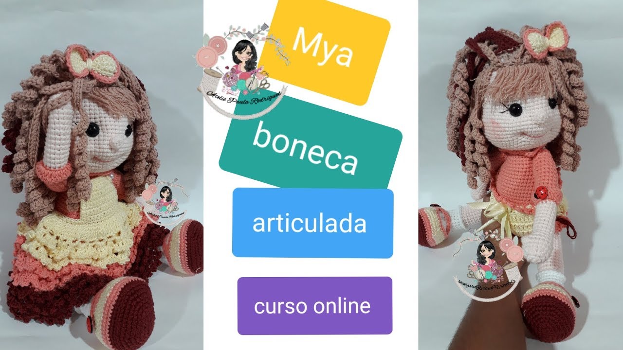 Apresento  a Mya 100% articulada.
