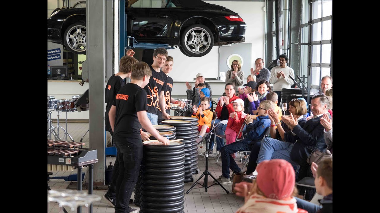 Percussion-Konzert bei Auto-Vorbeck