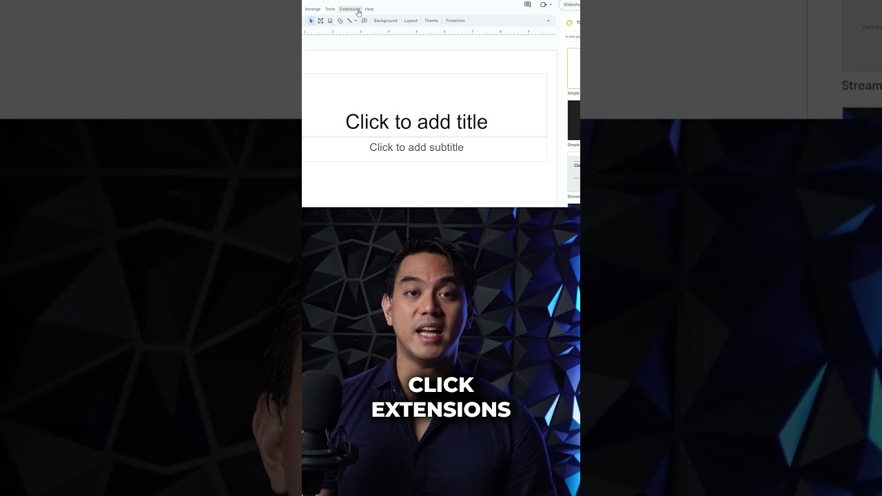 Professional presentations in just seconds #AI #shorts