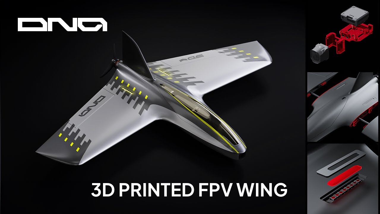 Building the DNA | Fast FPV 3D-Printed Fixed-Wing