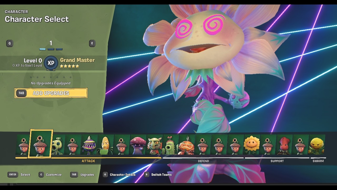 Playing as Royal Hypno Flower in PvZ BFN