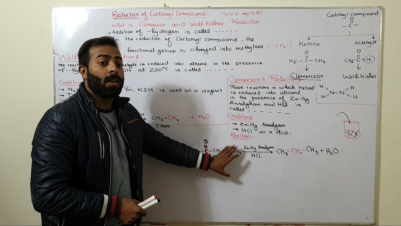 Methods of Preparations of Alkane | Reduction of carbonyl compounds | ch#8 | 12th class chemistry