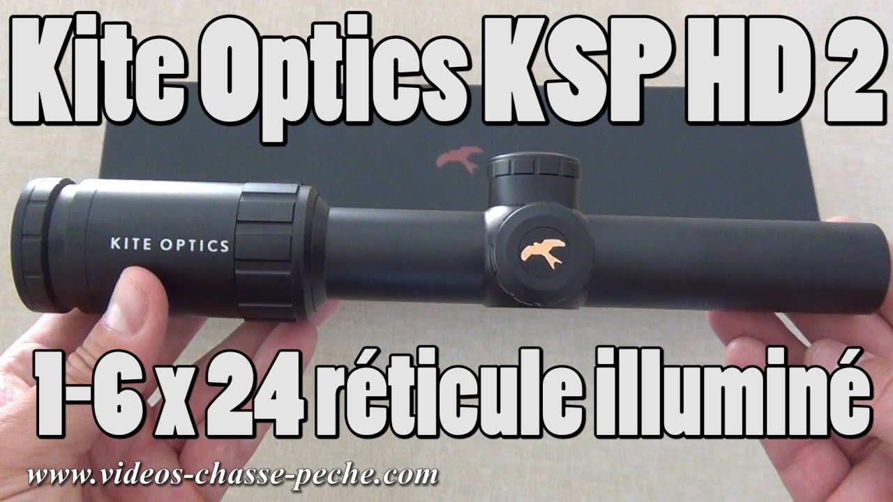 Kite Optics KSP HD 2, 1-6x24i - Lunette de tir