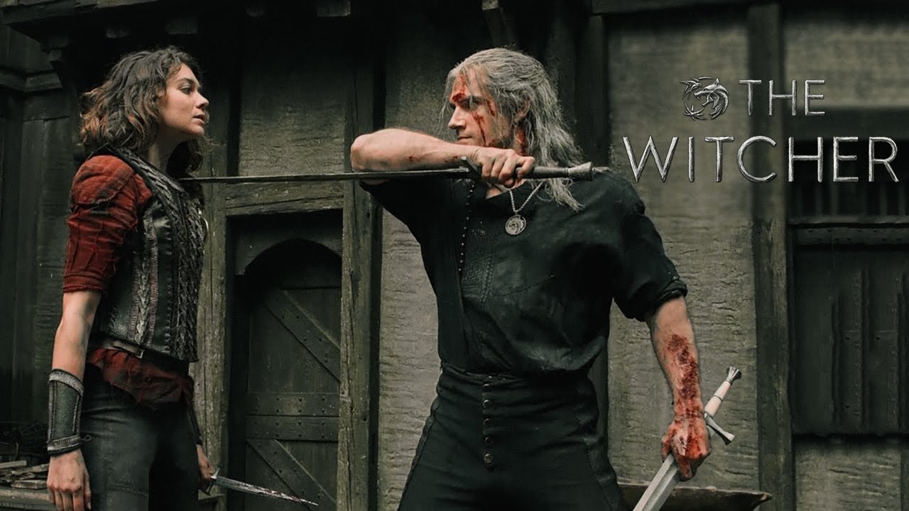 صياد وحوش بيضطر يحمي اميره هربانه من مملكتها بسبب قوتها | ملخص مسلسل the witcher الموسم الاول