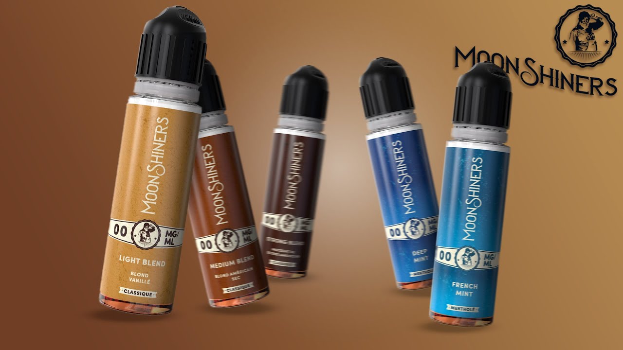 Le test des e-liquides Moonshiners : c&ocirc;t&eacute; classic blend et menthe
