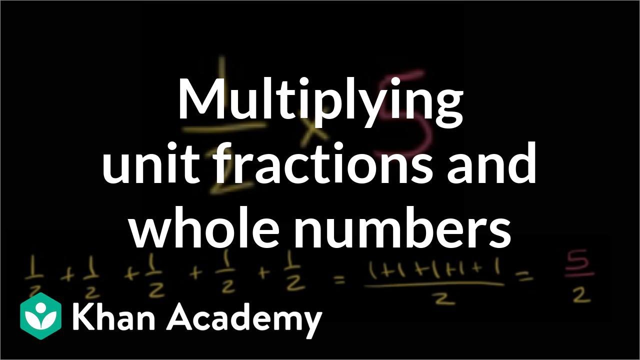 Multiplying unit fractions and whole numbers | Fractions | Pre-Algebra | Khan Academy