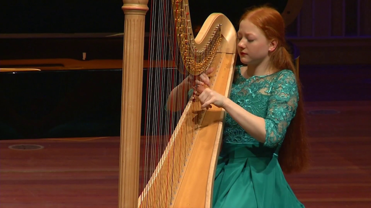 Au Matin (Etude de Concert),  Marcel Tournier - by Inge van Grinsven on harp