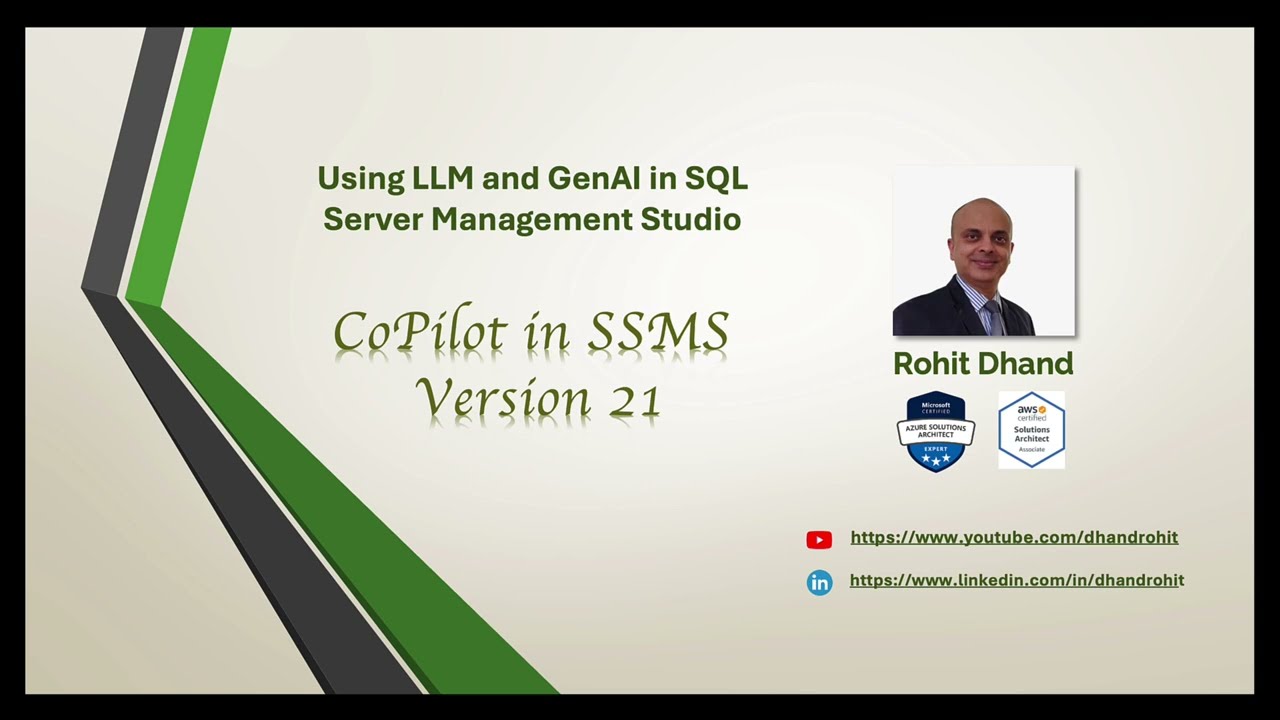 CoPilot in SSMS Version 21