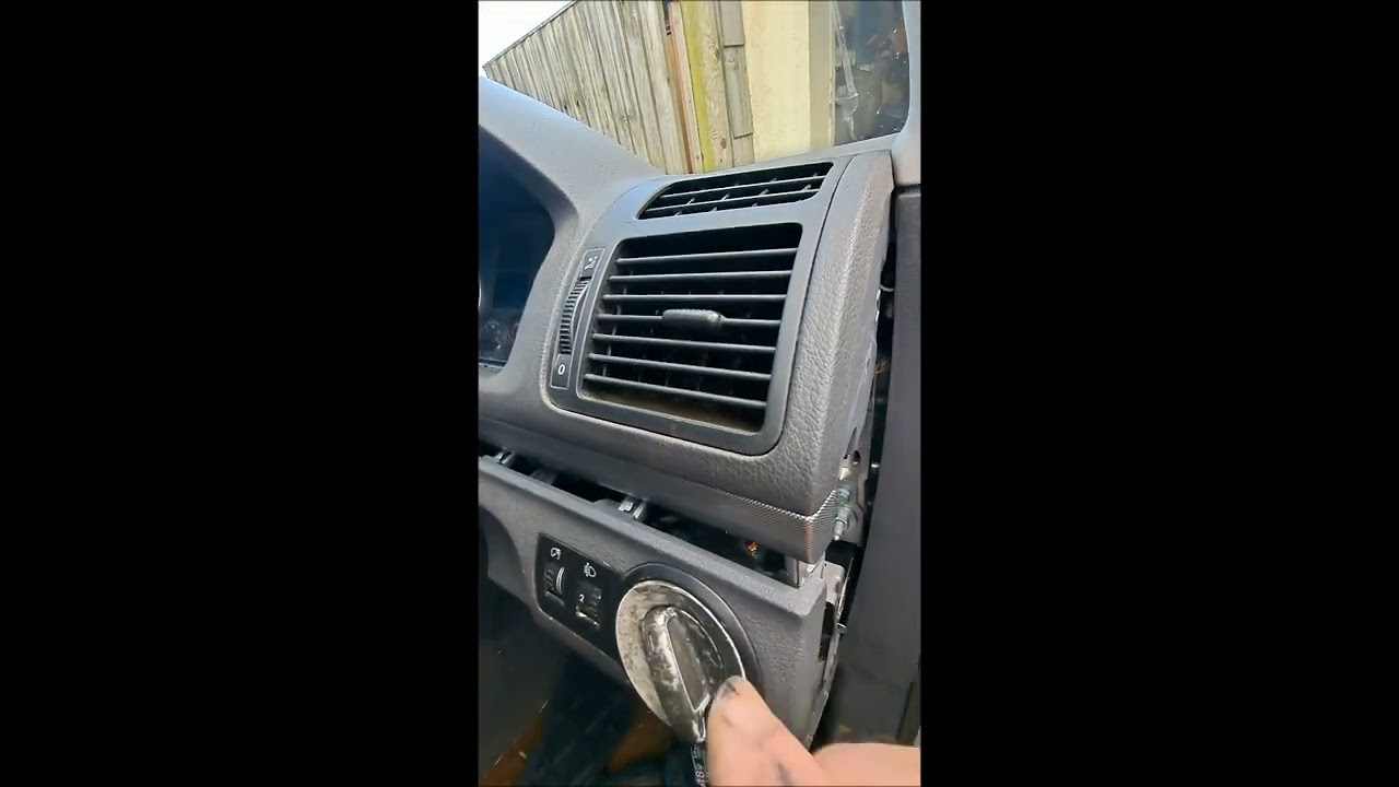 How to remove the headlight leveler from a 2004 vw Touran